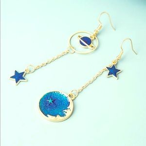 Moon & Stars earrings